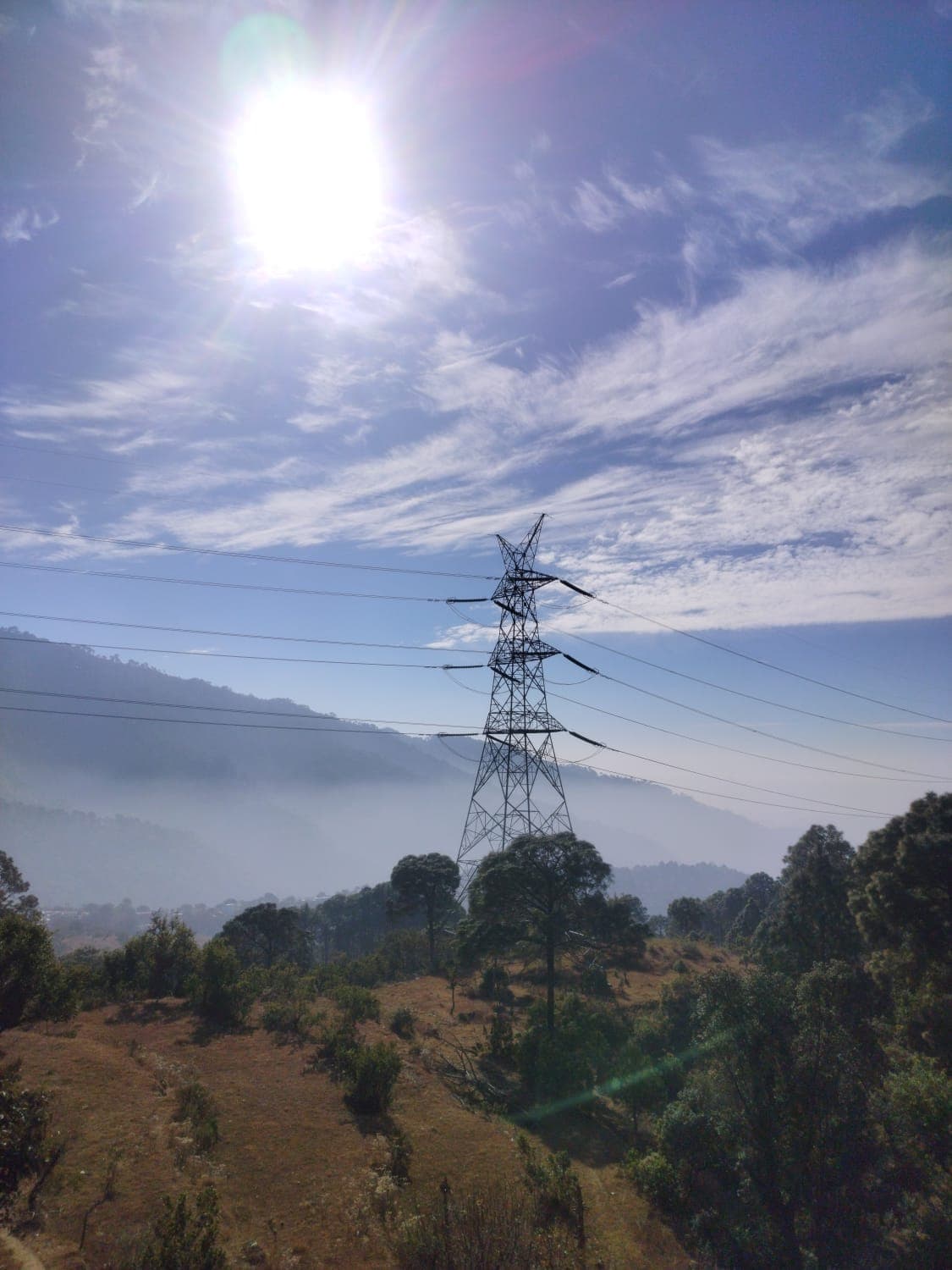Panoramic mountain view